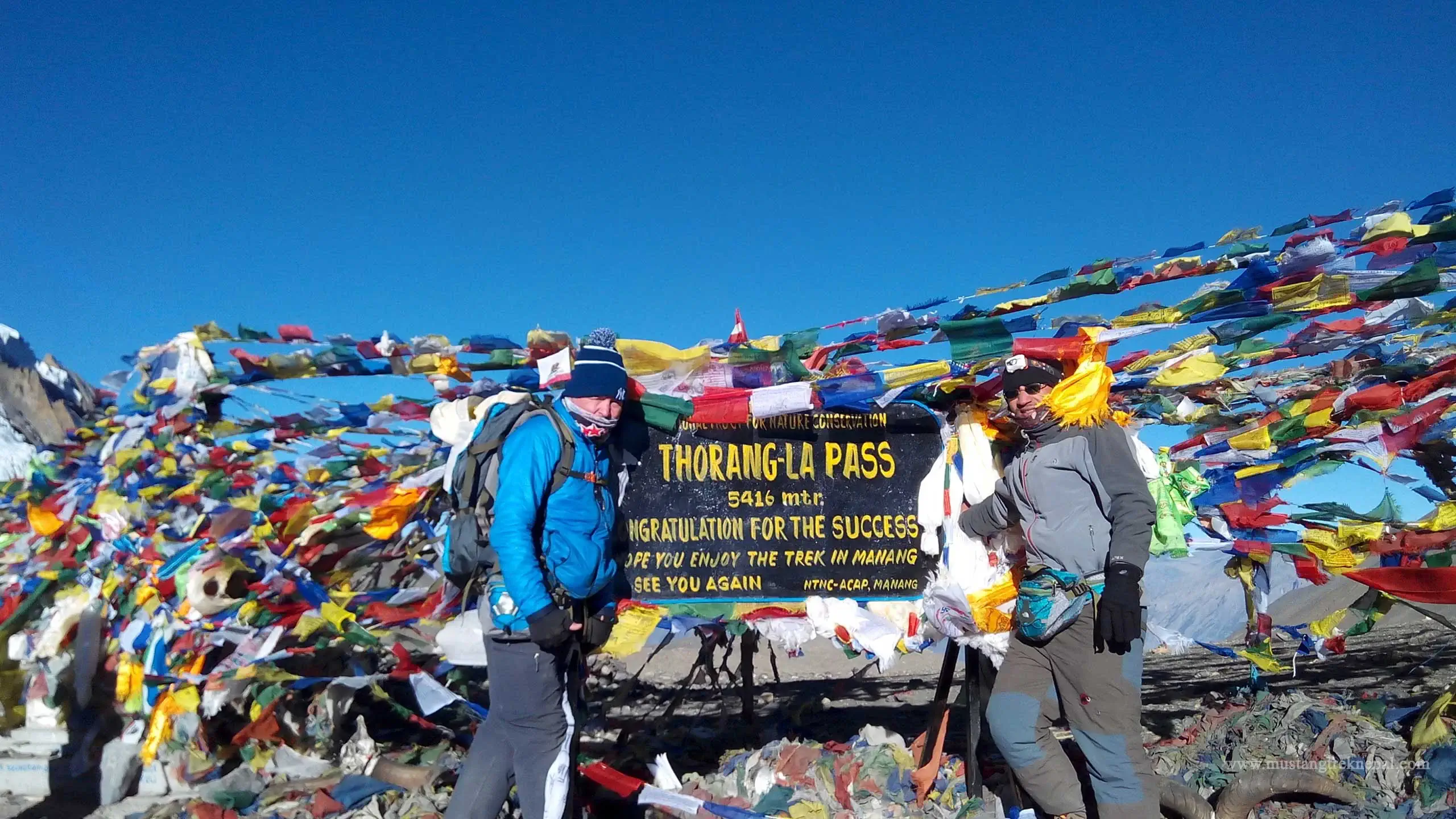 Annapurna circuit trek to Mustang via Thorong La pass Nepal