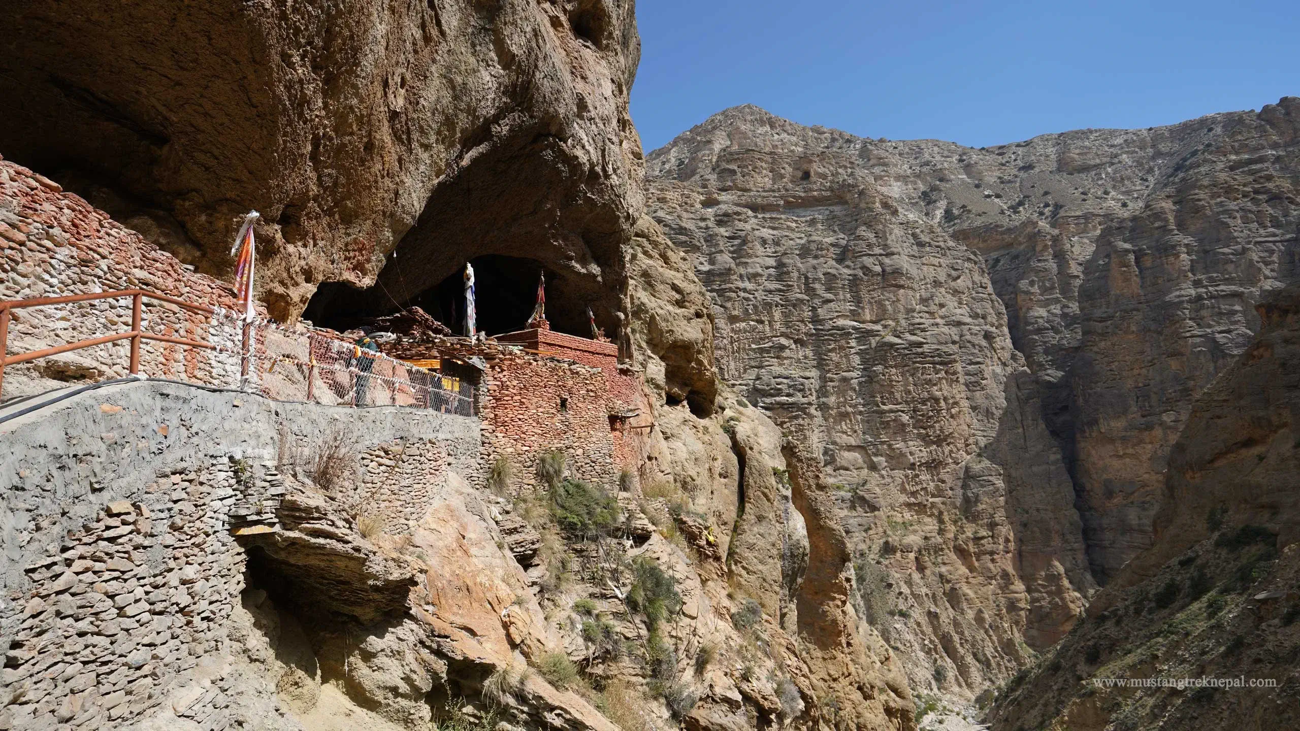 Ranchung Chungsi cave in upper mustang Nepal