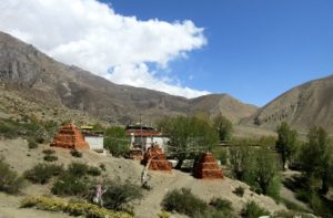 Ancient Ghar Gumba was built in the 8th century by a Tibetan magician Guru Padmasambhava related to Nyingma sect of Buddhism, visit Ghar Gumba in Upper Mustang Nepal