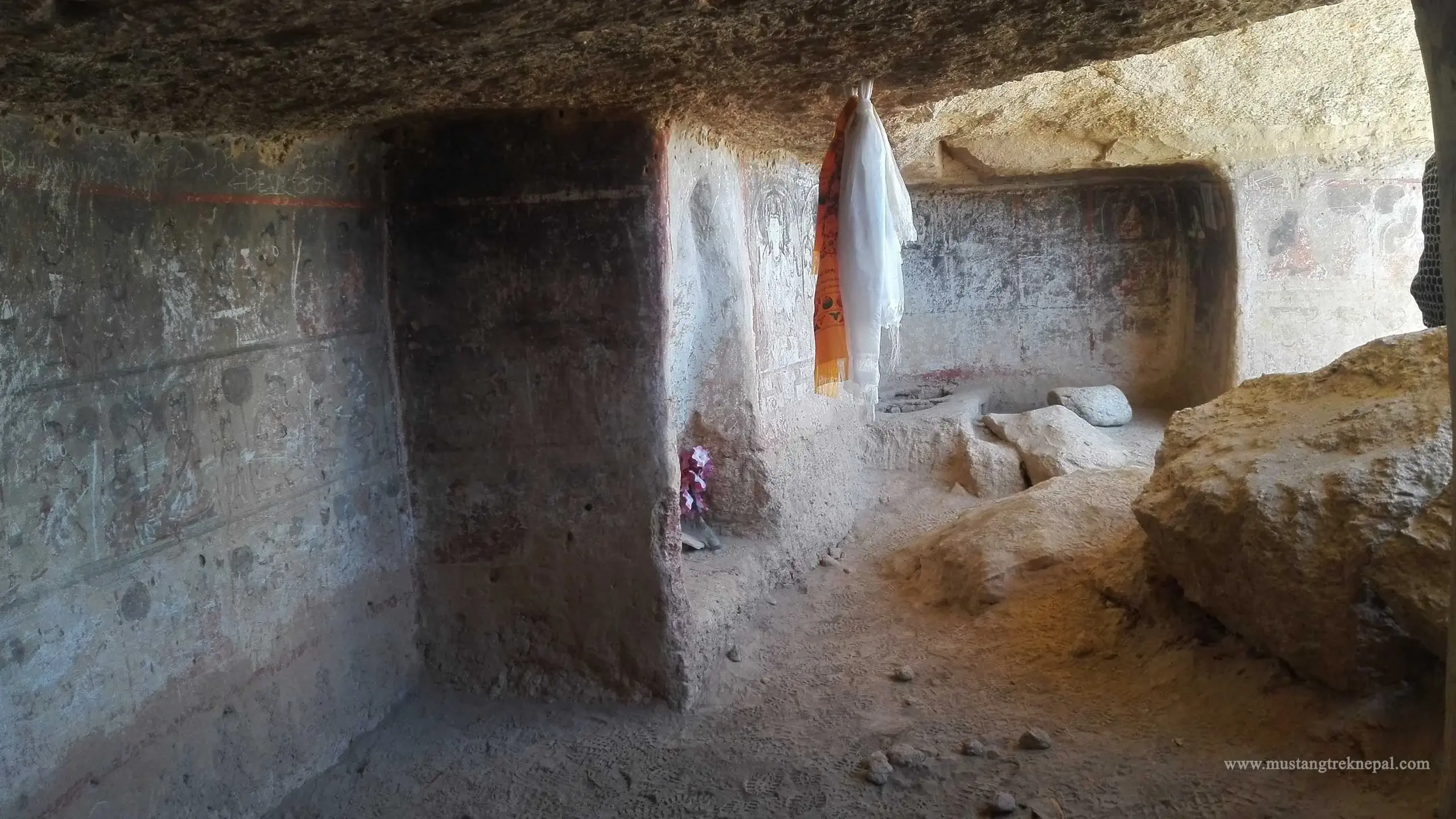 Konchok Ling cave in Upper Mustang an ancient mystery Nepal