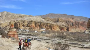 Image of Lo Manthang trek at the Kingdom of Mustang