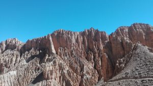 Way to Ritseling Cave in Upper Mustang