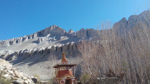 Tsarang to Lo Manthang trek distance