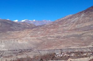 Upper Mustang to Muktinath trek route via Gyu la 4677m with muktinath to upper mustang distance