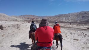 Jomsom to Lo Manthang trek by horse riding trip to Mustang