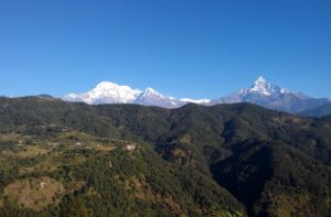 Australian camp to Sarangkot trek distance via Kande to Pokhara 1, 2, 3 days trek Pokhara Nepal