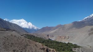 Chhusang to Jomsom trek distance