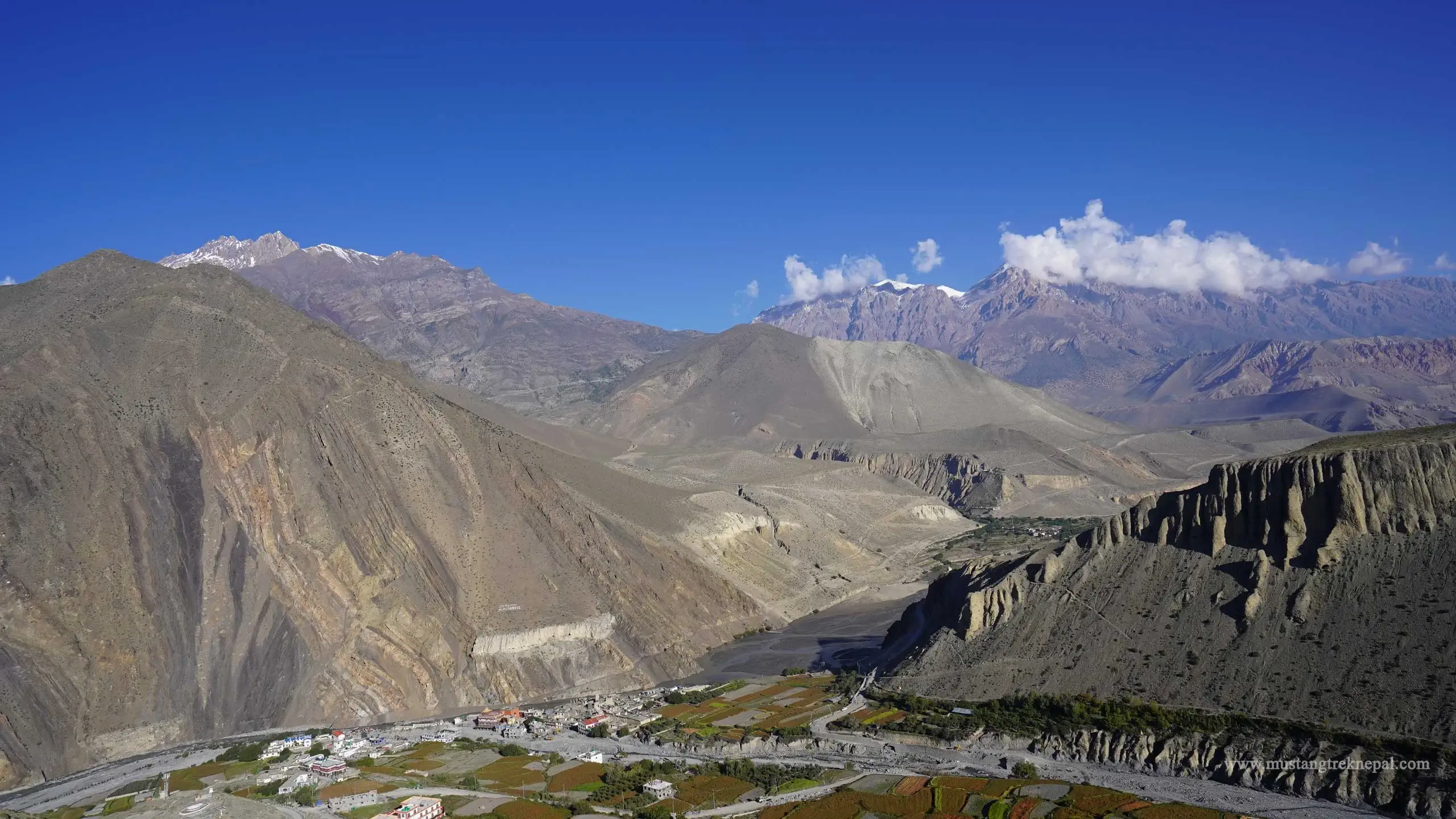 Kagbeni to Marpha trek distance, weather & route map