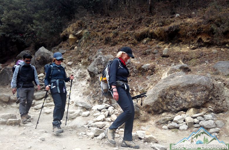 Syabrubesi to Lama Hotel trek distance & Langtang trekking route map