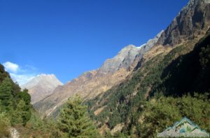 Jagat to Dyang trek distance & elevation of around Manaslu trekking route