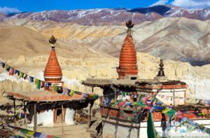 Famous tourist attractions of Mustang Nepal are caves, royals & landscape