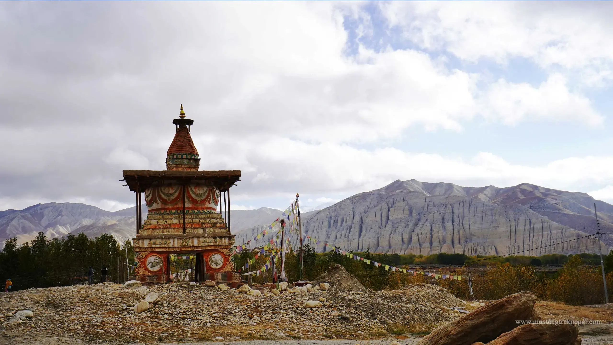 Ancient Chortens in Upper Mustang Nepal