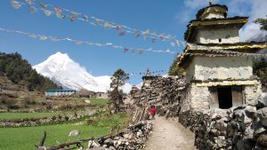 photo of teahouse on Manaslu circuit trek accommodation style